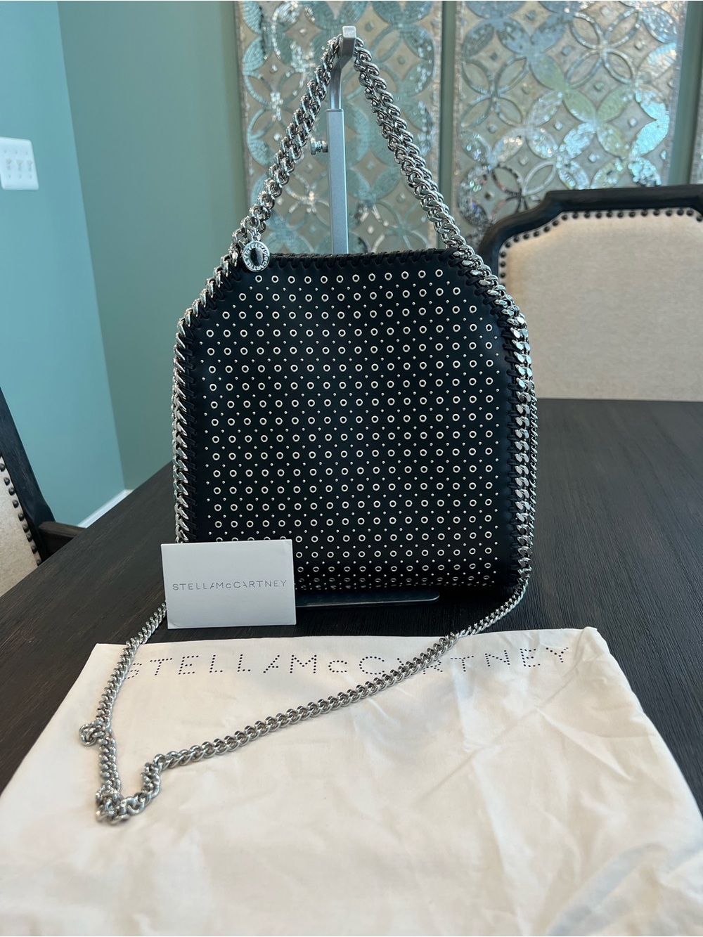 NWT Stella McCartney Falabella Studded Embellished Tote Bag